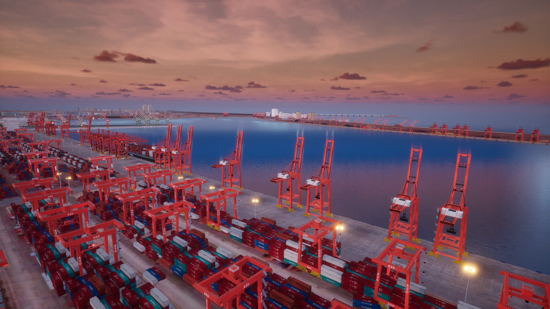 三维动画定制：BEVICTOR伟德科技的3D港口可视化动画包含哪些服务内容